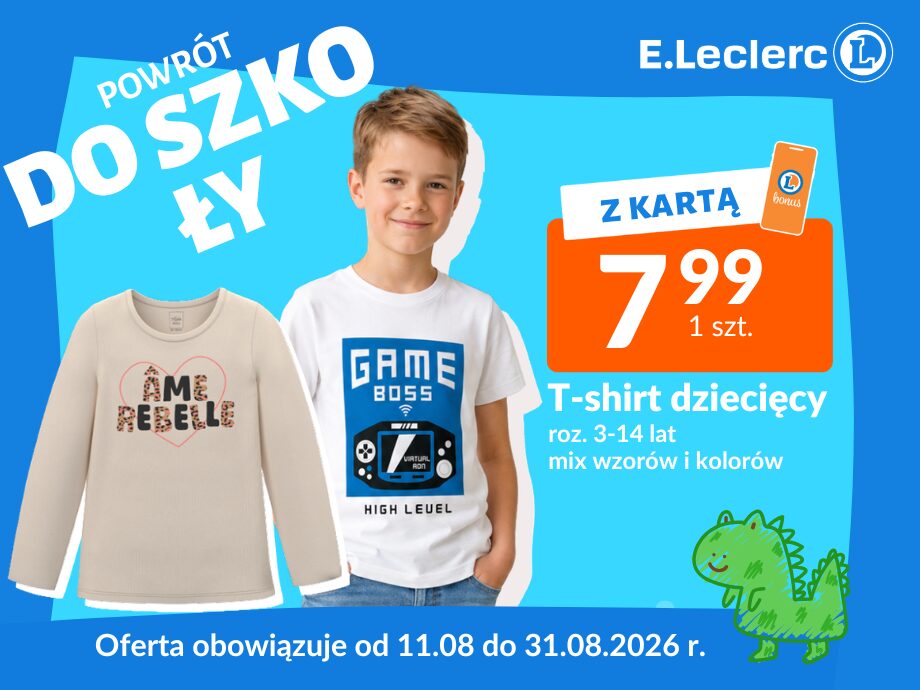tshirt dziecięcy